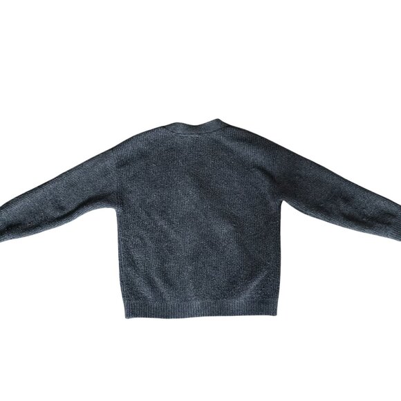 Zara Children's Cardigan Sweater Size 6 Gray Button Up Long Sleeve - Picture 3 of 4